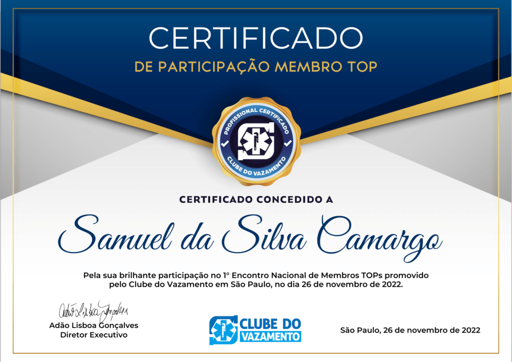 Encontro de Membros TOP Clube do Vazamento